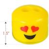 ArtCreativity Emoticon Sharpeners for Kids, Bulk Pack of 24, Emoticon Smile Face Pencil and Crayon Sharpeners, Fun School Supplies for Children, Emoticon Birthday Party Favors for Boys and Girls