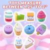 ArtCreativity Food Toys for Kids (Set of 50) Assorted Rubber Sweet Treats, Pretend Play Food for Boys and Girls, Snack Themed Birthday Party Favors, Unique Goody Bag Fillers for Children