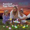 ArtCreativity Glow in the Dark Easter Eggs Set – 102 Eggs and 144 Glowsticks – Multiple Colors for a Glowing Spectacle – Unique Easter Egg Hunt Supplies – Glow in the Dark Party Favors