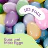 ArtCreativity Glow in the Dark Easter Eggs Set – 102 Eggs and 144 Glowsticks – Multiple Colors for a Glowing Spectacle – Unique Easter Egg Hunt Supplies – Glow in the Dark Party Favors