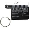 ArtCreativity Hollywood Clapboard Keychains, Set of 12, Lift Clapper to Reveal Magnifying Glass, Accessories for Keys, Backpack, or Pocket Book, Birthday Party Favors, Carnival Party Favors for Kids