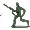 ArtCreativity Little Green Army Men Toy Soldiers, Bulk Pack of 144 Military Toys Figurines, Plastic Army Guys Playset, Action Figures in Assorted Poses, Fun Gift and Party Favors for Boys and Girls