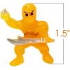 ArtCreativity Mini Ninja Figurines, Pack of 48, Assorted Colors Plastic Action Figures, Little Ninja Warriors in Assorted Poses, Cool Cupcake Topper, Goodie Bag Fillers & Party Favors for Kids