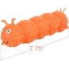 ArtCreativity Puffer Caterpillars, Set of 6, Squeeze Toys for Children in 6 Bright Colors, Kids’ Stress Relief Toys for Satisfying Sensory Feedback, Animal Party Decorations and Goodie Bag Fillers