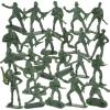 ArtCreativity Little Green Army Men Toy Soldiers, Bulk Pack of 144 Military Toys Figurines, Plastic Army Guys Playset, Action Figures in Assorted Poses, Fun Gift and Party Favors for Boys and Girls
