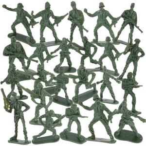 ArtCreativity Little Green Army Men Toy Soldiers, Bulk Pack of 144 Military Toys Figurines, Plastic Army Guys Playset, Action Figures in Assorted Poses, Fun Gift and Party Favors for Boys and Girls