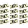 ArtCreativity 100 Dollar Bill Erasers – Set of 12-2.75 Inch Big Rubber Eraser with Money Replica Design – Fun Birthday Party Favors, Goodie Bag Fillers, Classroom, Student Gifts, School Supplies