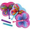ArtCreativity 9.5 Inch Handheld Butterfly Folding Fans – Pack of 12 Foldable Fans in Assorted Colors and Designs, Goodie Bag Filler, Party Favors and Supplies, Fun Novelties and Gifts for Kids Ages 3+