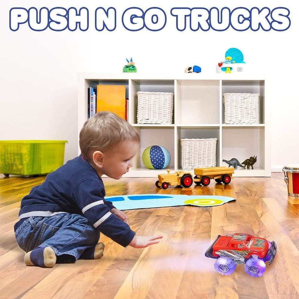 image:imageArtCreativity Light Up Monster Trucks and Monster School Bus Set The Ultimate Gifts for Kids