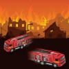 ArtCreativity Diecast Fire Truck Toy, Set of 2 Firetruck Toys 3-5 Years Old, Engine Rescue Trucks, Diecast Toy, Fire Trucks for Toddlers 1-3 with Pullback Mechanism, Great Gift Idea for Boys and Girls