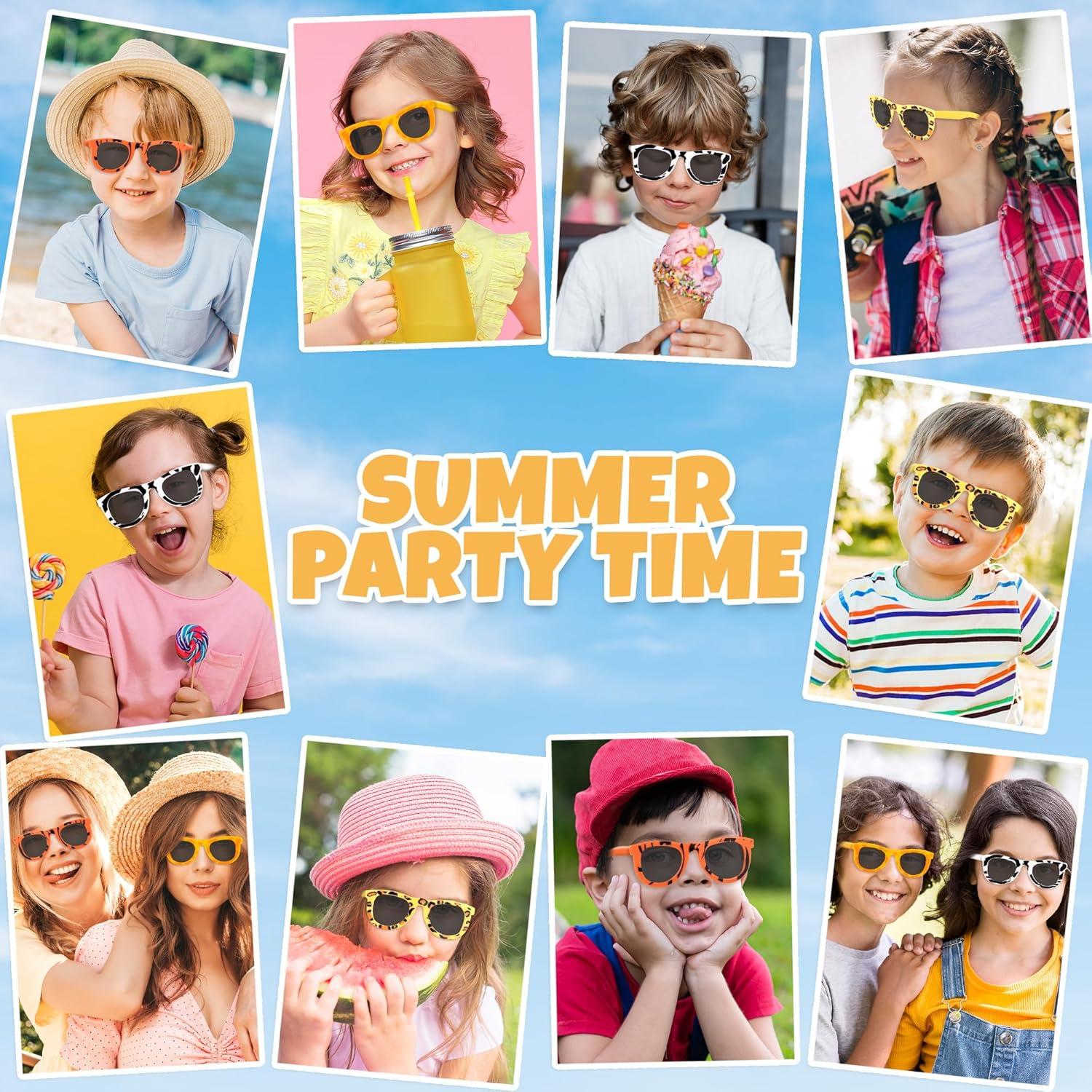 image:imageArtCreativity Safari Sunglasses 12Pack Kids Sunglasses Party Favor Assorted Animal Prints Safari Party Favors Summer Fun For Boys amp Girls Safari Birthday Decorations amp Gift Bag Treat For Kids