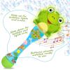 ArtCreativity Frog Bubble Wand – Bubble Toy with Bubbles Refill Solution, Stickers, Music & Lights – Kids Summer Outdoor Activity – Birthday Party Favors – Bubble Blower Machine (Pack of 2)(12 inches x 2 inches x 12 inches)