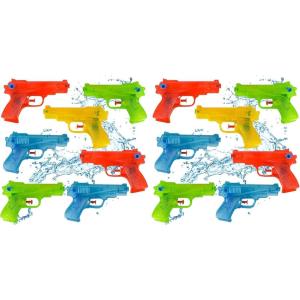 ArtCreativity Water Squirters Guns for Kids (Set of 12) 5.5 Inch Water Toys for Swimming Pool, Beach, and Outdoor Summer Fun, Cool Birthday Water Gun Party Favors for Boys and Girls (Pack of 2)(5.5 inches (Pack of 2))