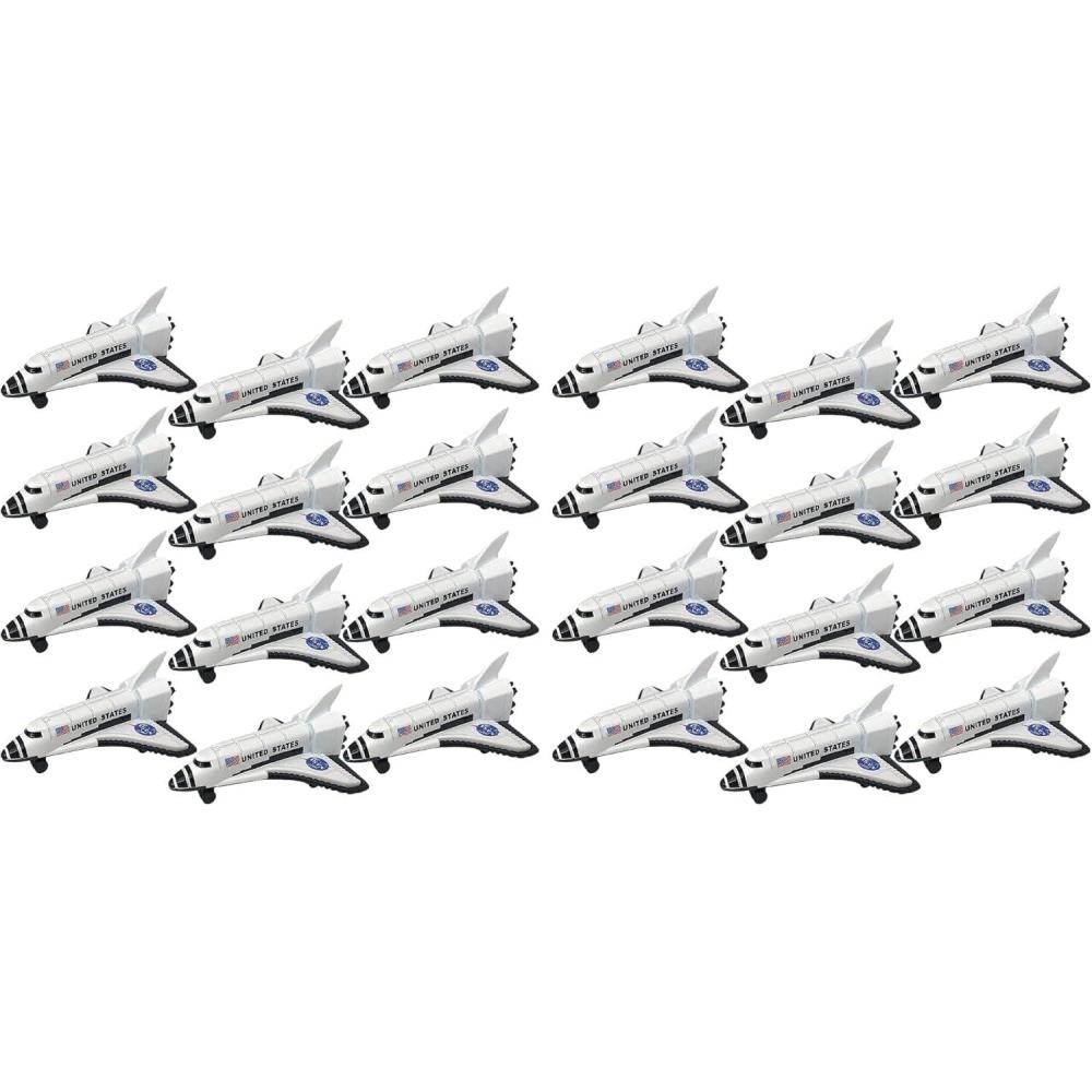 image:imageArtCreativity Diecast Metal Space Shuttles Set of 12 Durable Diecast NASA Space Ship Toys for Boys Astronaut Cake Decorations Astronaut Space Theme Party Favors Goodie Bag Fillers275 L x 2 W Pack of 2