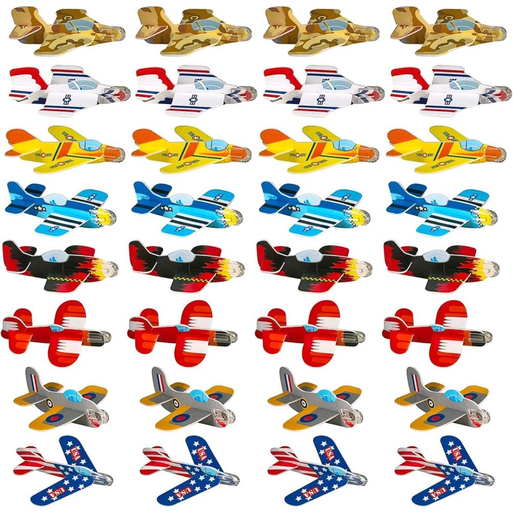 image:imageArtCreativity Foam Airplanes For Kids  Bulk Set of 72  Lightweight Planes with Various Designs  Individually Packed Foam Glider Planes for kids  Fun Airplane Party Favors for Boys and Girls