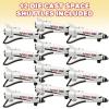 ArtCreativity Diecast Metal Space Shuttles, Set of 12, Durable Diecast NASA Space Ship Toys for Boys, Astronaut Cake Decorations, Astronaut Space Theme Party Favors, Goodie Bag Fillers(2.75″ L x 2″ W)