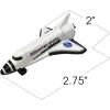 ArtCreativity Diecast Metal Space Shuttles, Set of 12, Durable Diecast NASA Space Ship Toys for Boys, Astronaut Cake Decorations, Astronaut Space Theme Party Favors, Goodie Bag Fillers(2.75″ L x 2″ W)
