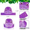ArtCreativity Dinosaur Party Hats – 24 Ct – Sturdy Paper Dino Party Hats in 6 Colorful Designs – Stretchy Strings for a Comfy Fit – Fun Dinosaur Party Favors & Supplies – Dinosaur Birthday Decorations