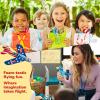 ArtCreativity Foam Airplanes For Kids – Bulk Set of 72 – Lightweight Planes with Various Designs – Individually Packed Foam Glider Planes for kids – Fun Airplane Party Favors for Boys and Girls