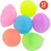 ArtCreativity Jelly Balloon Ball Set – 12 Piece – Fun Balloon Balls That Bounce and Stretch – Punch Balloons – Inflation Nozzles Included – Party Favor for Kids, Gift Idea for Boys, Girls – 6 Colors