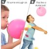 ArtCreativity Jelly Balloon Ball Set – 12 Piece – Fun Balloon Balls That Bounce and Stretch – Punch Balloons – Inflation Nozzles Included – Party Favor for Kids, Gift Idea for Boys, Girls – 6 Colors
