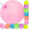 ArtCreativity Jelly Balloon Ball Set – 12 Piece – Fun Balloon Balls That Bounce and Stretch – Punch Balloons – Inflation Nozzles Included – Party Favor for Kids, Gift Idea for Boys, Girls – 6 Colors