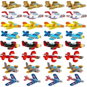 ArtCreativity Foam Airplanes For Kids – Bulk Set of 72 – Lightweight Planes with Various Designs – Individually Packed Foam Glider Planes for kids – Fun Airplane Party Favors for Boys and Girls