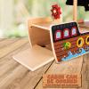 ArtCreativity Wooden Pirate Ship Toy Set for Kids – Pirate Play Set with Wood Ship, Cannon, Barrel, Treasure Chest, Bench, 4 Pirates – Toy Ship for Boys 3-5 – Pirate Gifts for Christmas