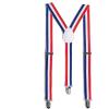 ArtCreativity Patriotic USA Suspenders – 1 Piece – Red, White, and Blue 4th of July Accessories – American Flag for Suspenders for Independence Day Outfit – Uncle Sam Costume Accessories