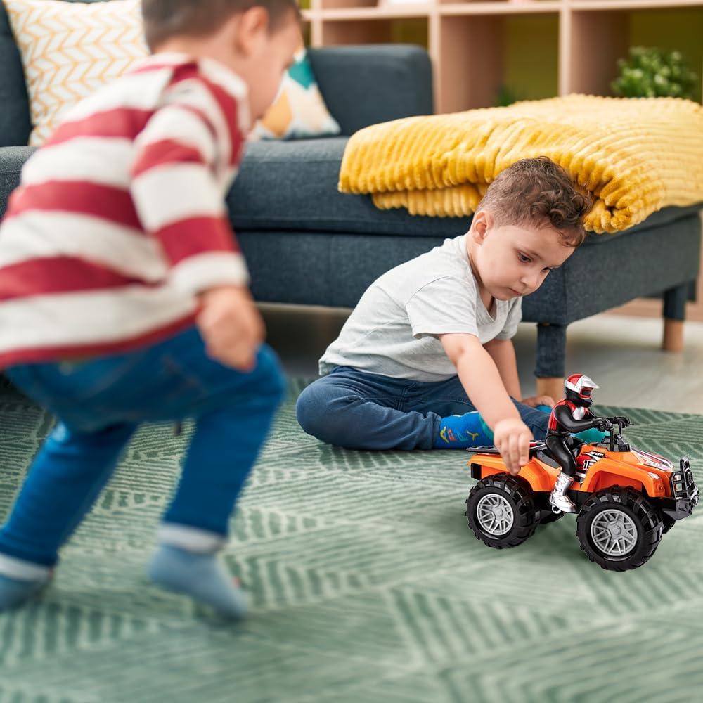 image:imageArtCreativity Light Up ATV Toy with Sounds 10 Inch Toy Kids 4 Wheeler with Headlights Sounds and Button Activated Motion Four Wheeler Supercross Quad Toys for Boys and Girls