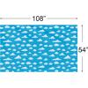 ArtCreativity Cloud Tablecloth – 6 Pack – 54” x 108” Cloud Table Cover – Birthday Party Tablecloth Set Disposable Tablecloths for Toy Story Party Decor