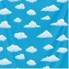 ArtCreativity Cloud Tablecloth – 6 Pack – 54” x 108” Cloud Table Cover – Birthday Party Tablecloth Set Disposable Tablecloths for Toy Story Party Decor