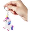 ArtCreativity Unicorn Rubber Keychains, Set of 12, Fun Key Chains for Backpack, Purse, Luggage, Unicorn Birthday Party Favors for Kids, Goodie Bag Fillers, Small Prizes for Boys and Girls(2.25″)