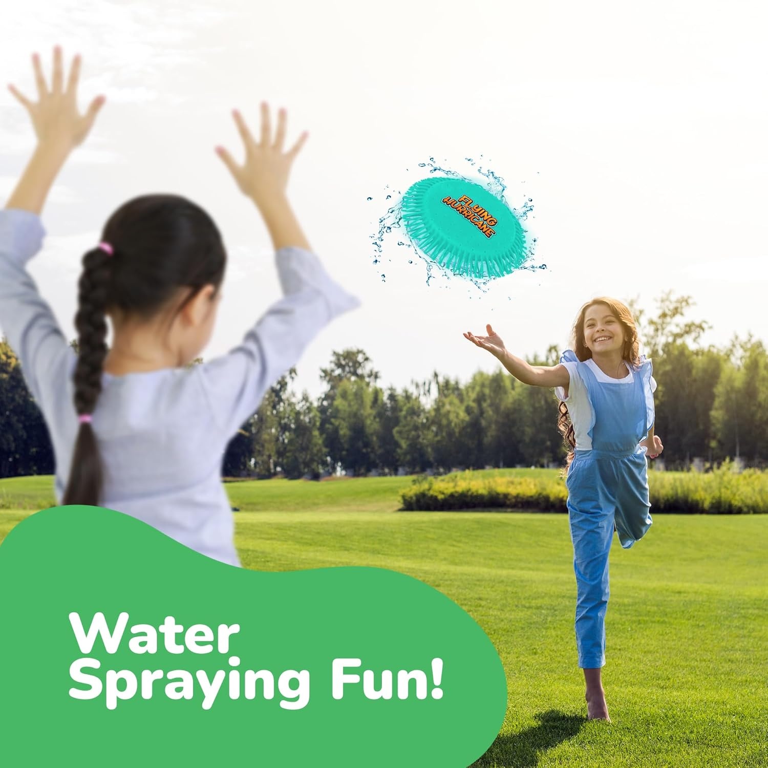 image:imageArtCreativity Splash Water Flying Disc Toys Set of 3 Water Splashing Flying Discs for Kids in 3 Bright Colors Backyard Games and Outdoor Summer Toys Water Toys for Kids and AdultsPink Purple Turquoise
