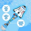 ArtCreativity Space Shuttle Bubble Wand – Handcrafted Space Toys with Bubbles Refill Solution, Stickers, Music & Lights – Kids Summer Outdoor Activity – Birthday Party Favors – Bubble Blower Machine