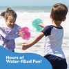 ArtCreativity Splash Water Flying Disc Toys, Set of 3, Water Splashing Flying Discs for Kids in 3 Bright Colors, Backyard Games and Outdoor Summer Toys, Water Toys for Kids and Adults(Pink  Purple & Turquoise)
