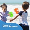 ArtCreativity Splash Water Flying Disc Toys, Set of 3, Water Splashing Flying Discs for Kids in 3 Bright Colors, Backyard Games and Outdoor Summer Toys, Water Toys for Kids and Adults(Green  Orange & Yellow)