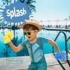 ArtCreativity Splash Water Flying Disc Toys, Set of 3, Water Splashing Flying Discs for Kids in 3 Bright Colors, Backyard Games and Outdoor Summer Toys, Water Toys for Kids and Adults(Blue  Teal & Yellow)