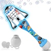 ArtCreativity Space Shuttle Bubble Wand – Handcrafted Space Toys with Bubbles Refill Solution, Stickers, Music & Lights – Kids Summer Outdoor Activity – Birthday Party Favors – Bubble Blower Machine