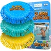 ArtCreativity Splash Water Flying Disc Toys, Set of 3, Water Splashing Flying Discs for Kids in 3 Bright Colors, Backyard Games and Outdoor Summer Toys, Water Toys for Kids and Adults(Blue  Teal & Yellow)