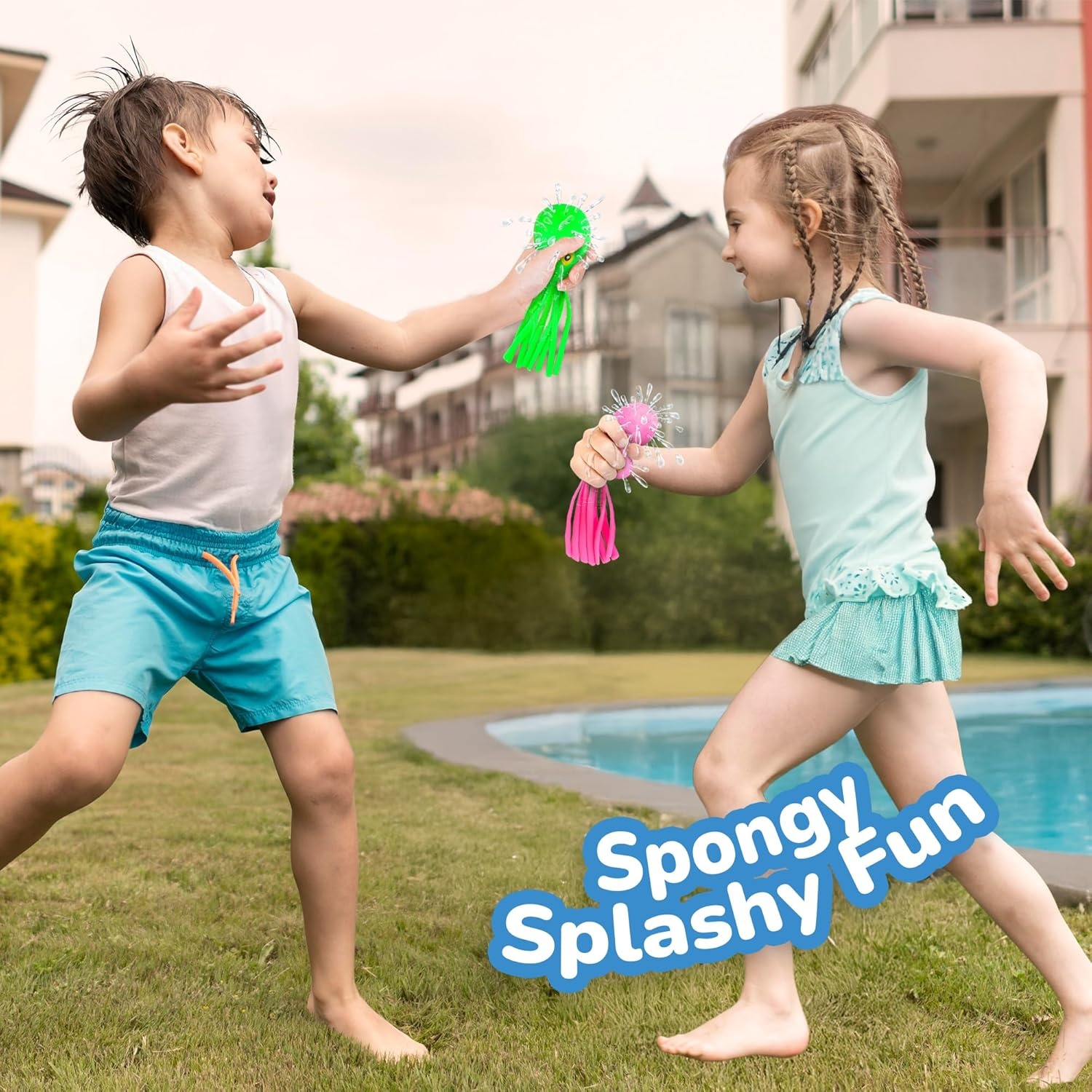 image:imageArtCreativity Octopus Water Balls Pack of 6 Pool Toys for Toddlers 35 Sensory Stress Relief Toy for Kids Beach Water Toys amp Swimming Toy for Toddlers Cute Goodie Bag Fillers for Boys amp Girls6 Octopus Balls